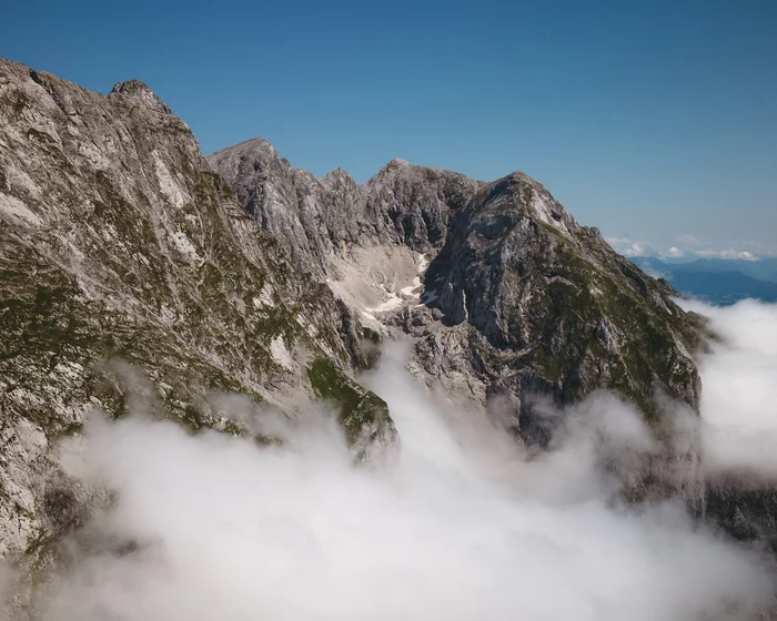 View of the Austrian Alps - My, Alps, Germany, Austria, The mountains, Fog, Summer, Dji, Drone, The photo, Landscape