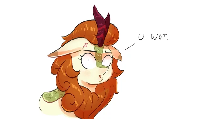 Чё сказал?! - My Little Pony, Autumn Blaze, MLP Kirin