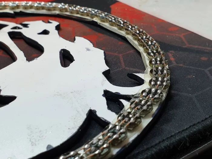 DIY Mortal Kombat led lamp DIY lamp - My, With your own hands, Games, Mortal kombat, Лампа, Lamp, Arduino, Video, Longpost, Needlework with process