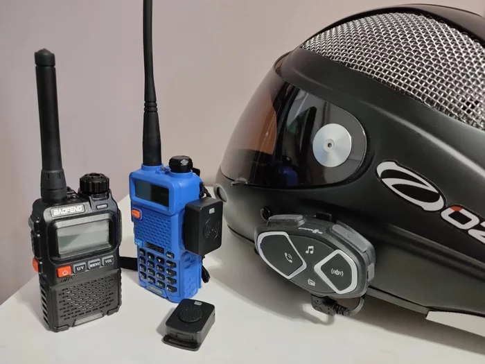 Optimizing handsfree radio communication: how to use a bluetooth headset simultaneously with a walkie-talkie and a telephone - My, Walkie-talkie, Headset, Paragliding, Moto, AliExpress, Longpost, Series Posts that are valuable to me