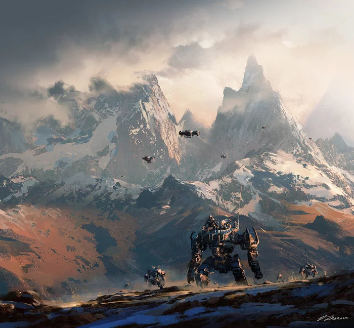 Return - Art, Fur, Robot, The mountains, Darek Zabrocki