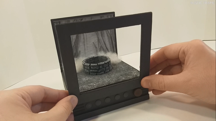 Диорама по фильму "Звонок" Рукоделие с процессом, Диорама, Звонок фильм, Самара Морган, Колодец, Своими руками, Видео, Длиннопост