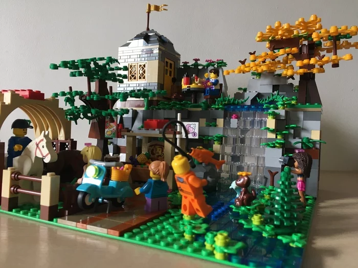 Alpine Park - My, Lego, Homemade, The park, Alps, Longpost