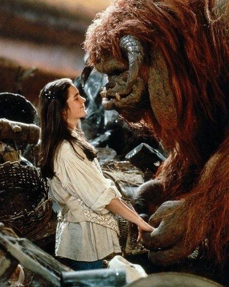 Jennifer Connelly in the movie Labyrinth - Jennifer Connelly, Maze, Fantasy, Photos from filming, Old movies, Longpost, Actors and actresses