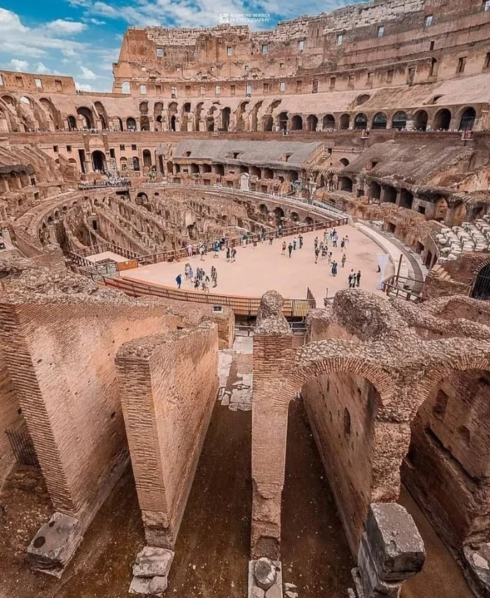 Inside the Colosseum, Rome, Italy - Coliseum, Rome, Italy, The photo, The Roman Empire, Story