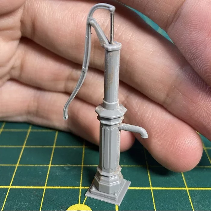 Water Pump model 1/35 scale - Моё, Стендовый моделизм, Моделизм, Длиннопост