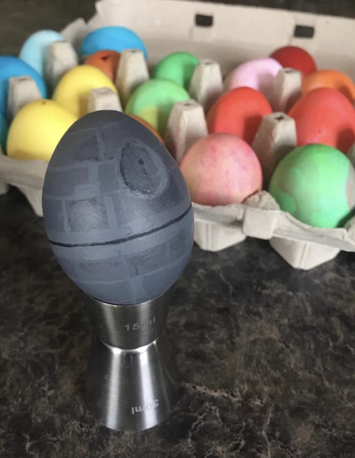 Ready to fight - Easter eggs, Easter, The Death Star, Eggs, Star Wars