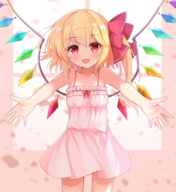 Flandre Scarlet Touhou, Flandre Scarlet, Anime Art, 