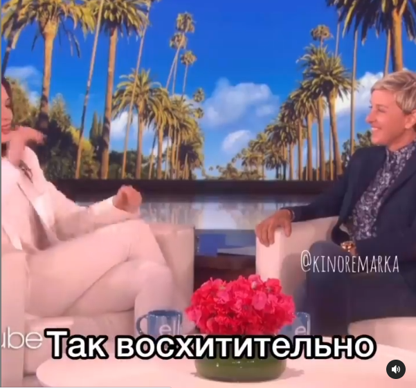 Anne Hathaway and a nice compliment from Rihanna - Ann Hataway, Sandra Bullock, Cate Blanchett, Rihanna, Actors and actresses, Celebrities, Storyboard, Movies, Compliment, Humor, From the network, Ellen DeGeneres, The Ellen DeGeneres Show, Longpost, 8 Ocean's girlfriends