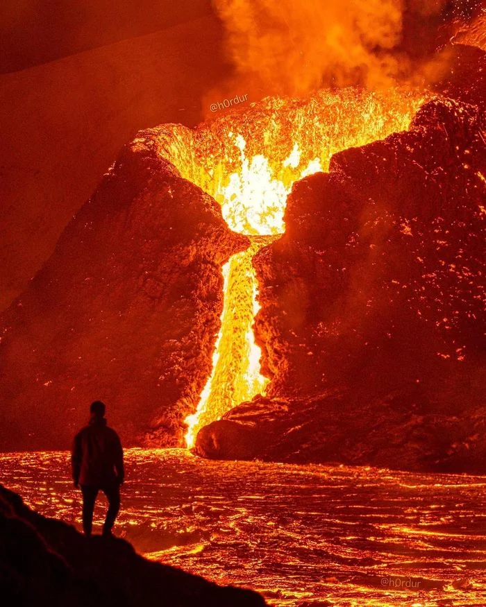 Volcano in Iceland - The photo, Volcano, Nature, beauty of nature, Iceland, beauty, Fagradalsfjall volcano