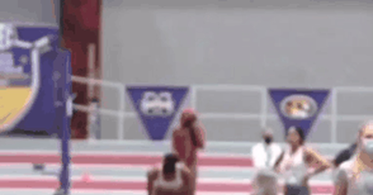 Your face when you almost caused an accident at an intersection - Athletics, Long jump, GIF