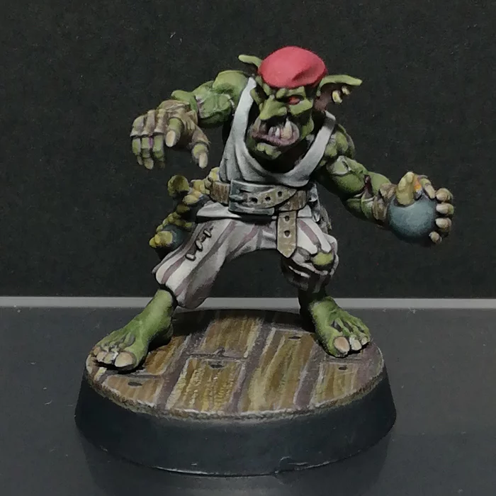 Goblin Pirate by Artel W - My, Painting miniatures, Wh painting, Warhammer, Goblins, Pirates, Hobby, Longpost