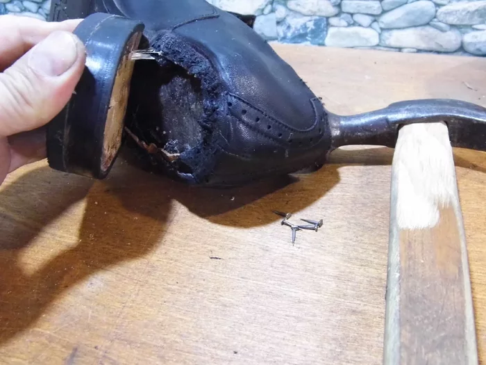 If your heel sags: how to change a hard heel - My, Shoe repair, Shoes, Longpost