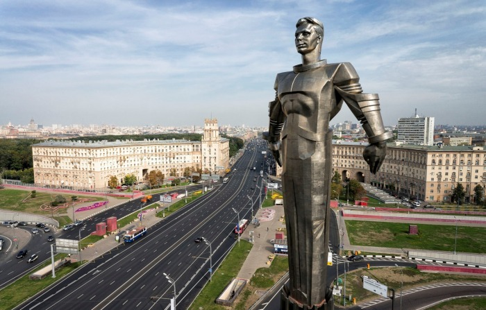 The monument to Yuri Gagarin will be restored in Moscow - Sculpture, Architecture, Moscow, Monument, Longpost