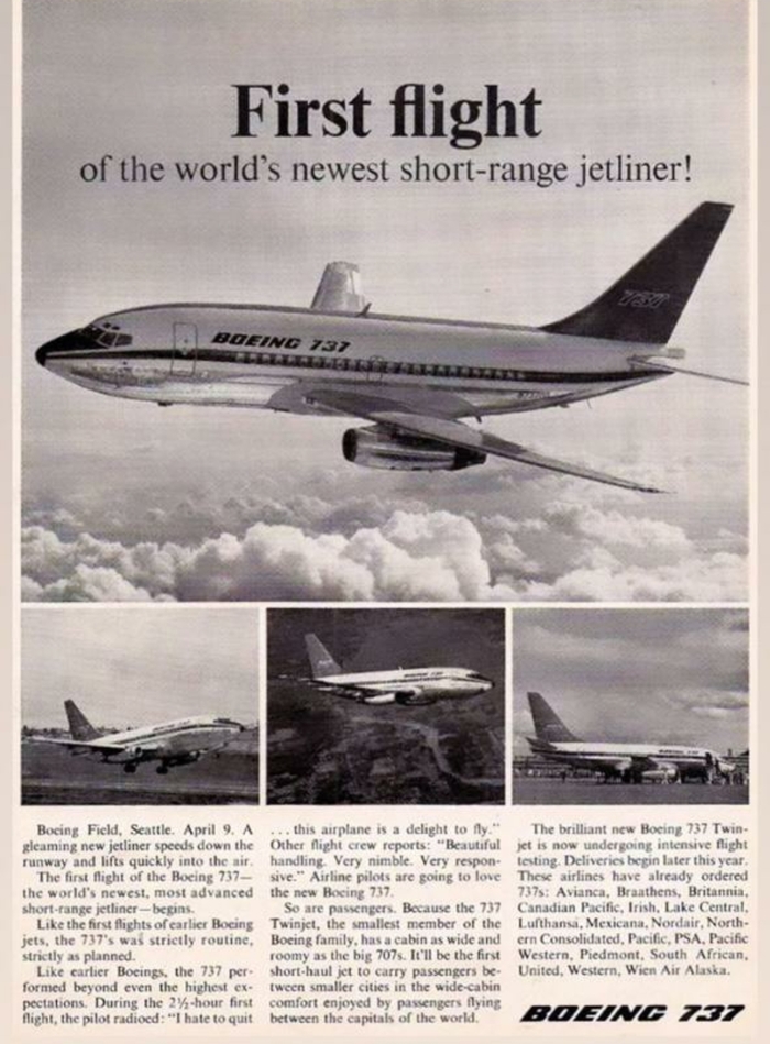 С праздником любимый 737! Авиация, Самолет, Boeing 737, Дата