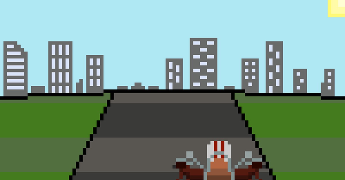 Easy Rider - My, Pixel Art, Moto, Motorcycles, Animation, GIF