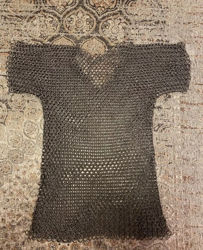 Chain mail, adult, hand knitted - My, Chain mail, Collection, Geek Culture, Middle Ages, Longpost