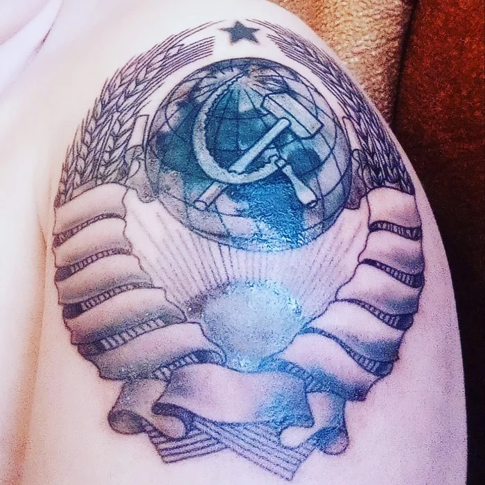 My classmate's tattoo - Tattoo, the USSR, Friend