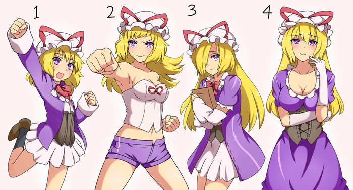 Yukari Yakumo Touhou, Yakumo Yukari, Anime Art, , Suwaneko