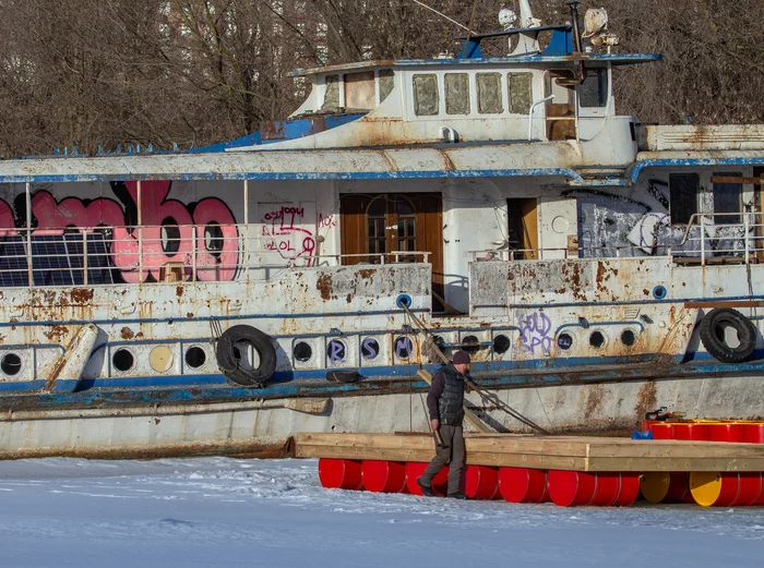 Navigation opening is approaching - Longpost, Spring, River Station, Ship, River fleet, Khimki reservoir, Moscow, My