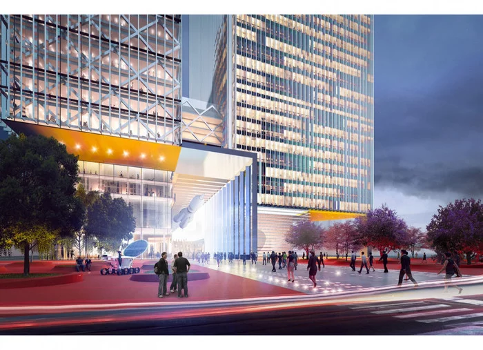 In Moscow they began to build a rocket skyscraper on the site of a rocket factory - news, Building, Khrunichev Center, Skyscraper, Longpost