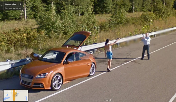 Travel on Google maps. Part 66 - Google maps, Google street view, A selection, Images, Longpost, Humor