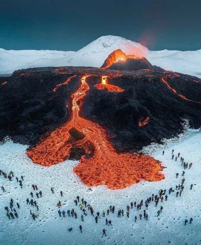 Volcanic eruption in Iceland - Nature, Volcano, Lava, Iceland, The photo, Fagradalsfjall volcano