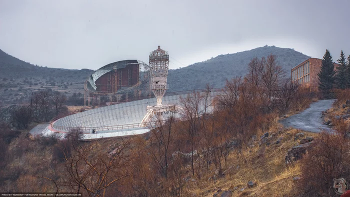 Simply Cosmos is a journey to an abandoned 54-meter telescope in Transcaucasia. Cold, wet, but worth it - My, Urbex Armenia, Abandoned, Armenia, Space, Telescope, the USSR, Made in USSR, Longpost, The photo