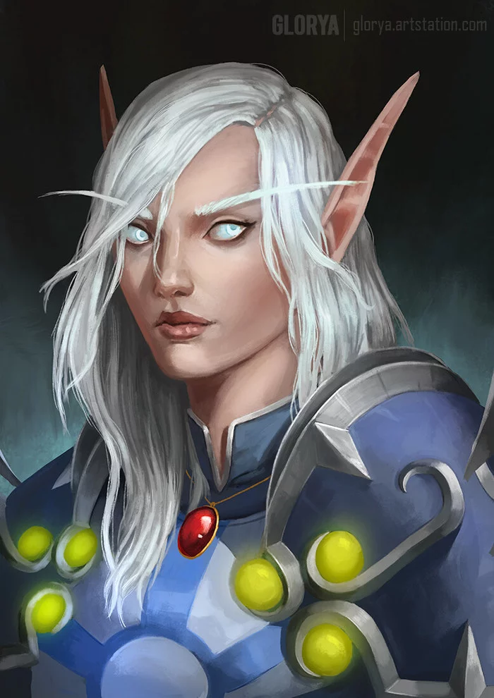 Vereesa Windrunner - Drawing, World of warcraft, Warcraft, Verisa Windwing, Elves, Girls, Blizzard, Art