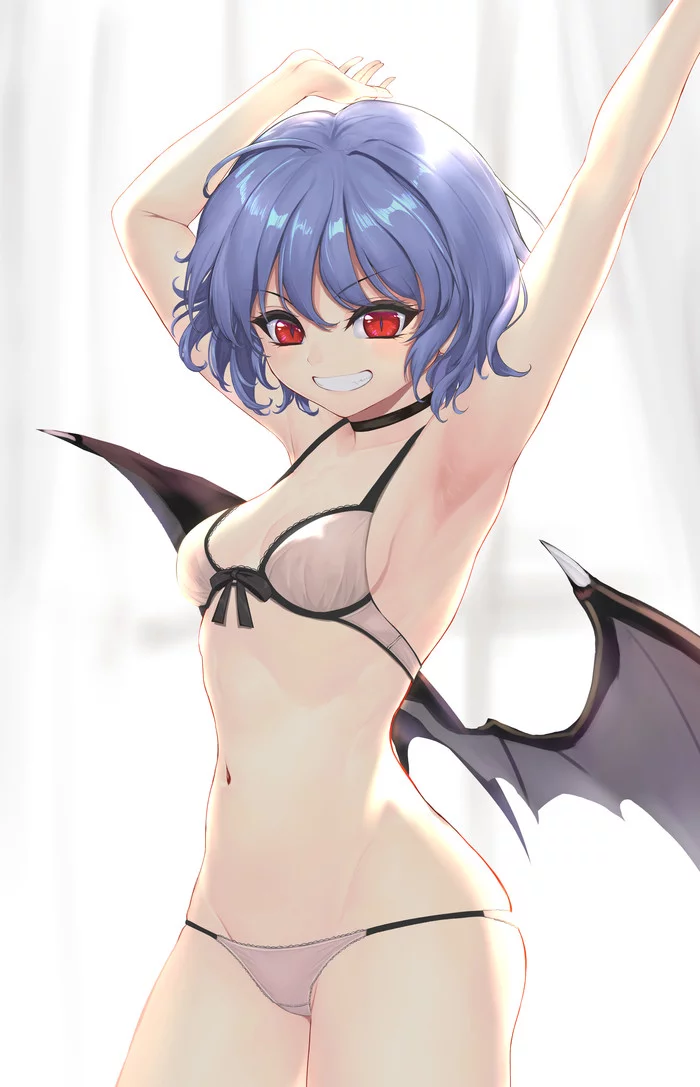 Remilia - NSFW, Touhou, Remilia scarlet, Anime art, Anime, Games