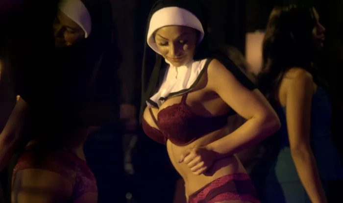 Lucifer Season 1 Episode 9 - timeline 22.03 - NSFW, Girls, Dancing, Erotic, Boobs, Booty, Lucifer, Music, Rap, Nun