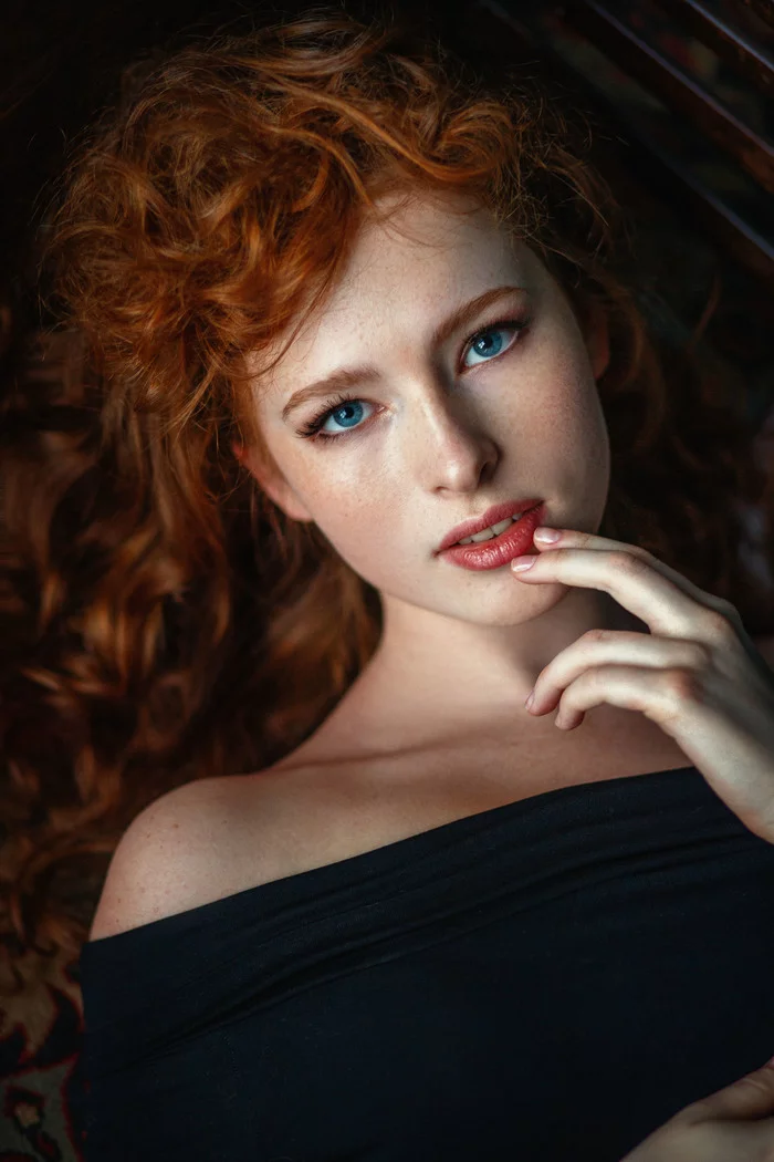 Katya (high resolution) - Girls, The photo, Freckles, Redheads, Beautiful girl