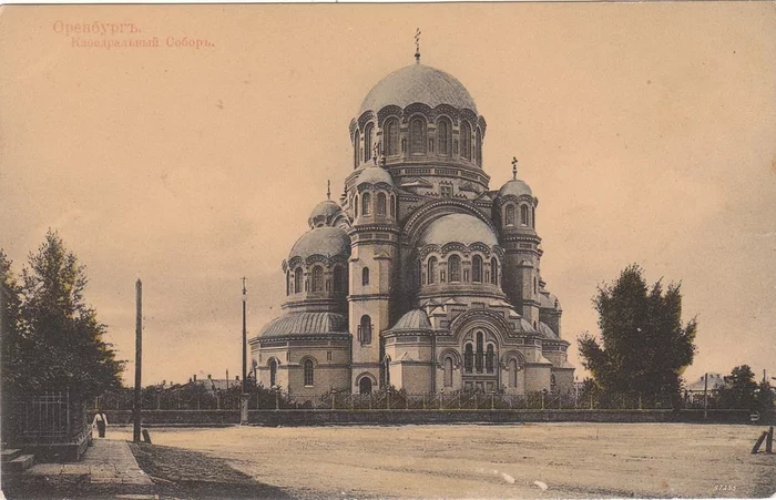 Как строили Казанский собор в Оренбурге. Фото 1886 года - Моё, Оренбург, Оренбургская область, Архив, История, Ретро, Длиннопост, Историческое фото