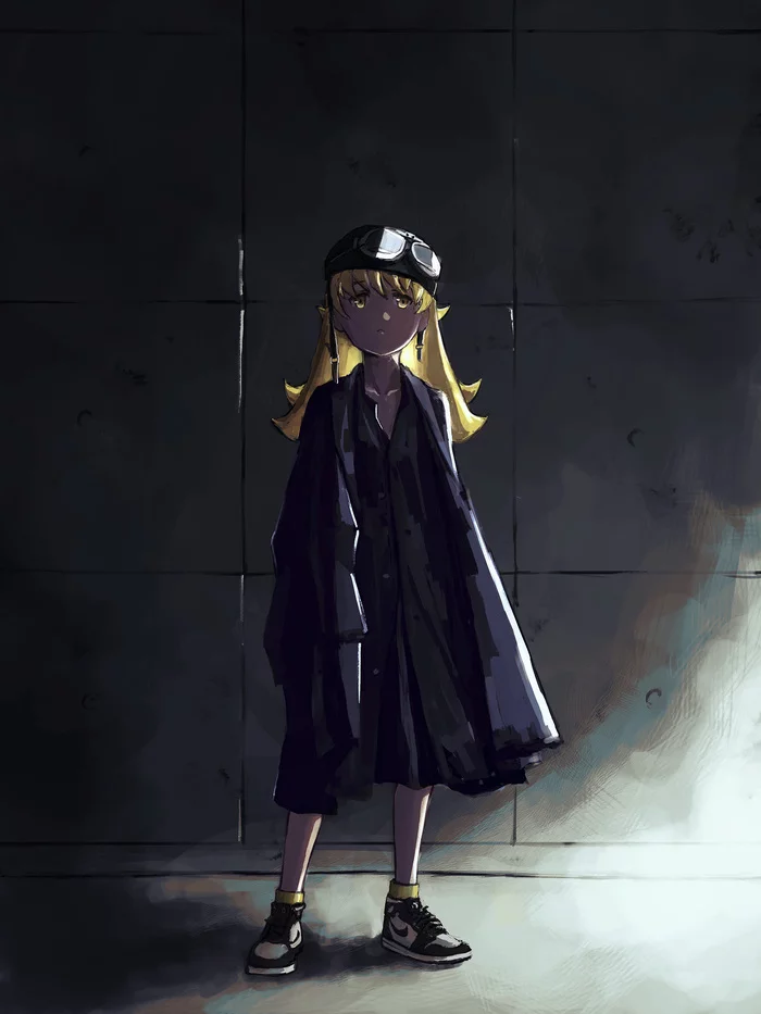 Shinobu - Monogatari series, Shinobu Oshino, Anime Art, Аниме, Bakemonogatari