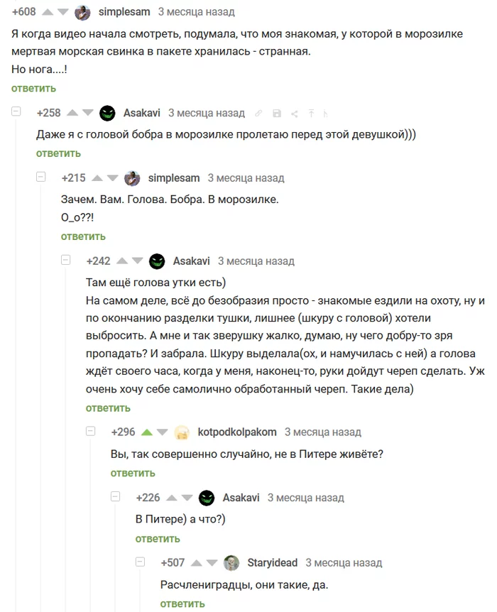 Dismembered Gradians - Screenshot, Comments on Peekaboo, Saint Petersburg, Oddities