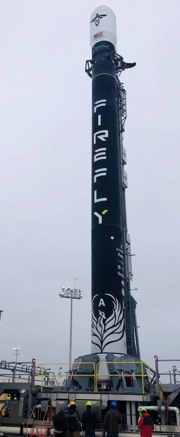 Alpha installed on the launch pad - Space, Alpha, Firefly Aerospace, Longpost