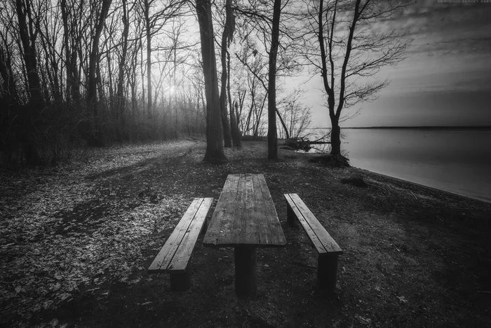 Conversations in Limbo) - My, Black and white photo, Landscape, Atmosphere, Limbo