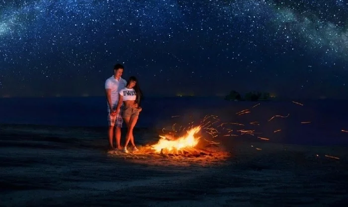 Bonfire of love - My, Poems, Poetry, Поэт, Rhyme, Top, Love, A life, The senses, Passion, Fire, Soul, Tenderness, Intelligence, Night, Bonfire, Jealousy, Sky, Stars, The sun, Girls