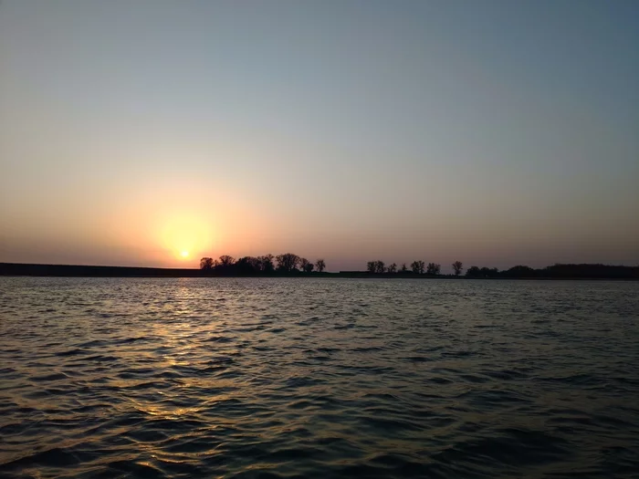 Sunset on the river - Akhtuba, Mobile photography, My