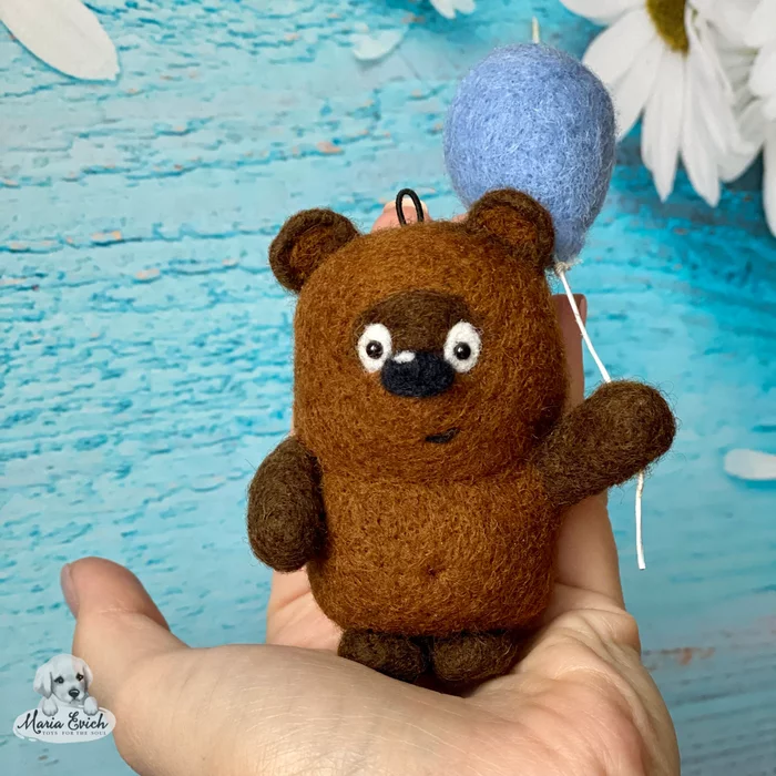 Winnie the Pooh and not everything, everything, everything))) - My, Needlework without process, Winnie the Pooh, Toys, Handmade, With your own hands, Presents, The Bears, Longpost