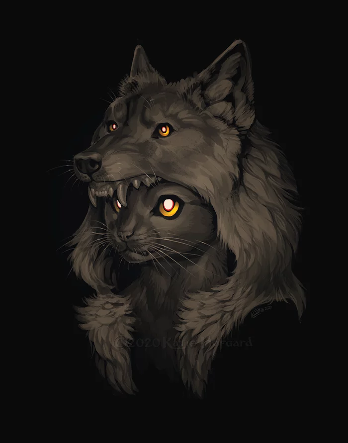 Unity - Furry, Furry art, Furry feline, Furry cat, Furry canine, Furry wolf, Wolf-Nymph