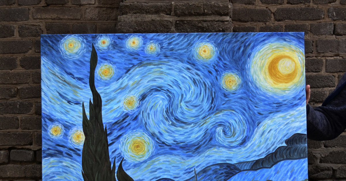 Картина ночь ван. «Звёздная ночь» Ван Гог. Винсент вангог Звёздная ночь. Звездная ночь Ван Гога оригинал. Постимпрессионизм Ван Гог Звездная ночь.