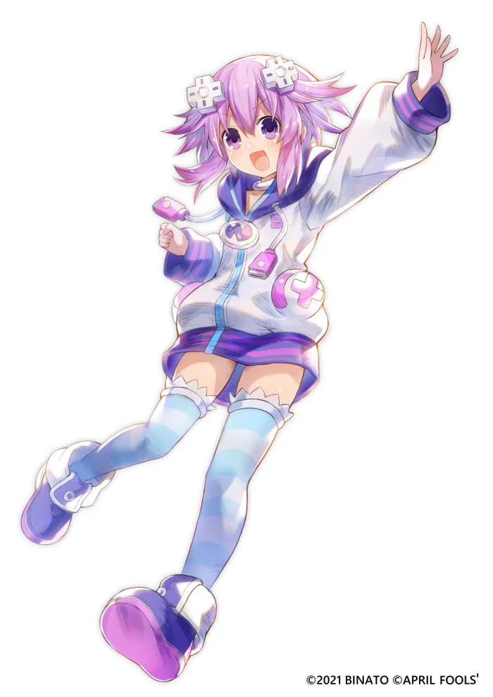 Nep-Nep - Hyperdimension Neptunia, Neptune, Anime Art, Аниме, Игры