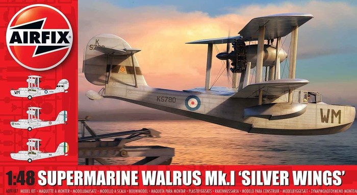 Airfix 1/48 Supermarine Walrus Mk.1 'Silver Wings' ,  , , , 