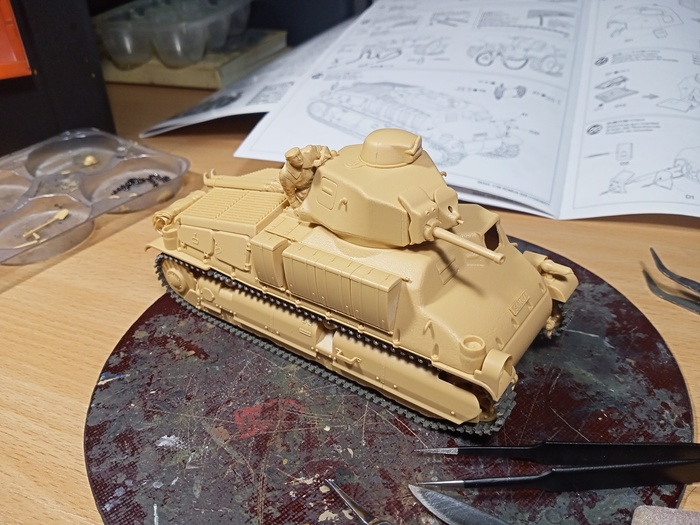 SOMUA S-35 (1/35 Tamiya). 