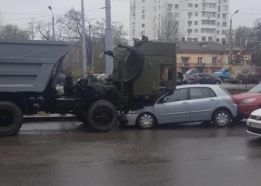 Целовашечки - ДТП, Юмор, Камаз, Лобовое столкновение