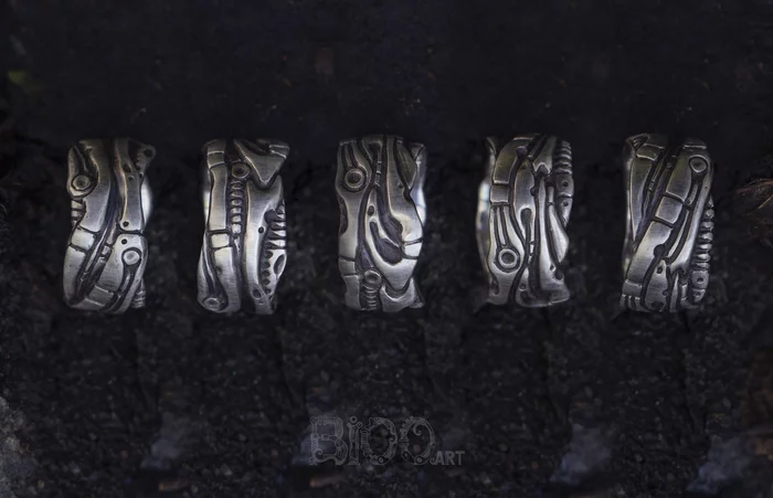 Alien ring - My, Stranger, Hans Giger, Metal Casting