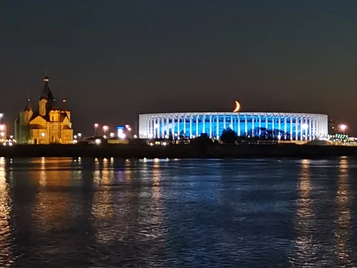 Church and mosque - My, Church, Mosque, It seemed, Nizhny Novgorod, World championship, Stadium, Arrow