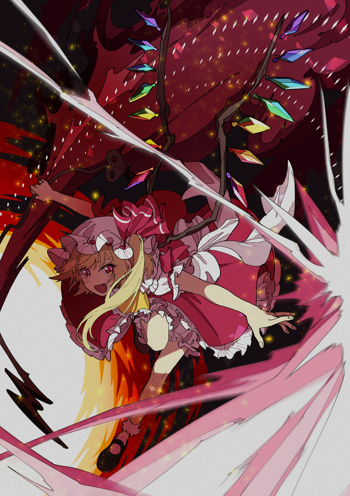 Laevateinn Touhou, Flandre Scarlet, Anime Art, , 