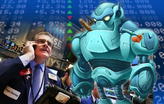 Robots have taken over the stock exchange. Digital transformation of the stock market - My, Robot, Battle of the Robots, Stock exchange, Trade, Technologies, Digital technology, Digital economy, Digitalization, Games, Rise of the Machines, IT, GIF, Longpost